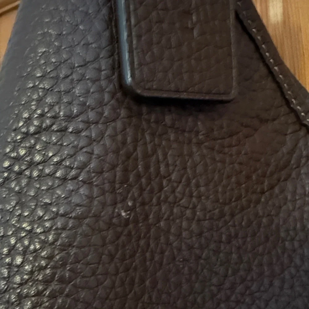 Coach Brown Pebbled Leather Hobo Bag - Picture 6 of 8